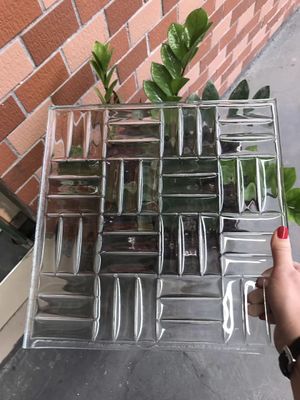 Countertops Tinggi 6mm Panel Kaca Fusi Besar