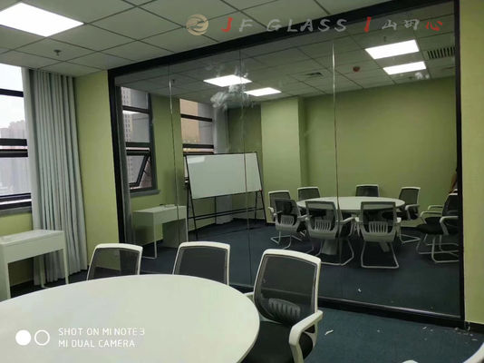Kaca Reflektif Pengurangan Panas 8mm Stopsol Satu Arah Kaca Privasi