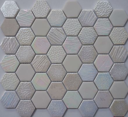 Batu Bata Kaca Persegi Panjang 4x4 4mm Mosaik Tahan Suhu