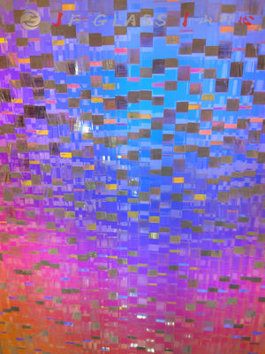 Struktur Padat Frosted Tembus 6mm Glass Block Bricks
