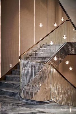 Panel Kaca Sekering Balustrade