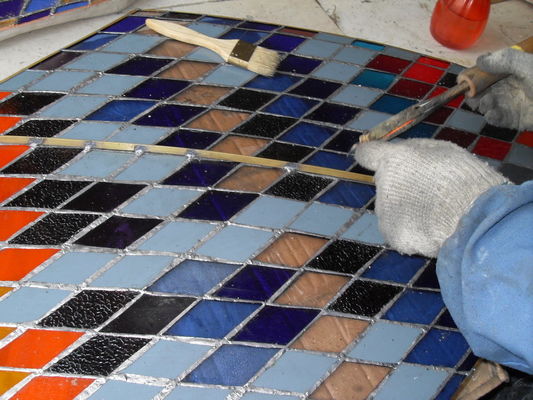 Panel Kaca Patri Bertimbal Terang Terang 20mm Yang Diperkuat