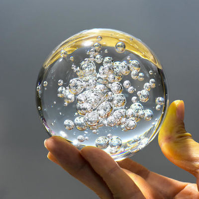 Hadiah Pernikahan Centerpiece Fantasy Bowl 15 MM Glass Bubble Ball