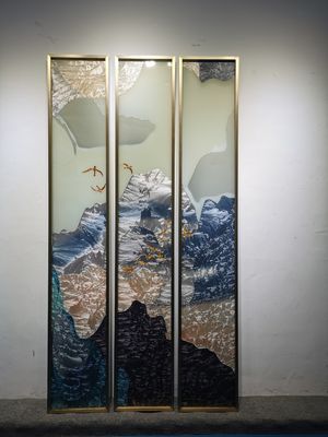 Kaca Pecahan Keramik Enamel Tahan Gores Eksterior