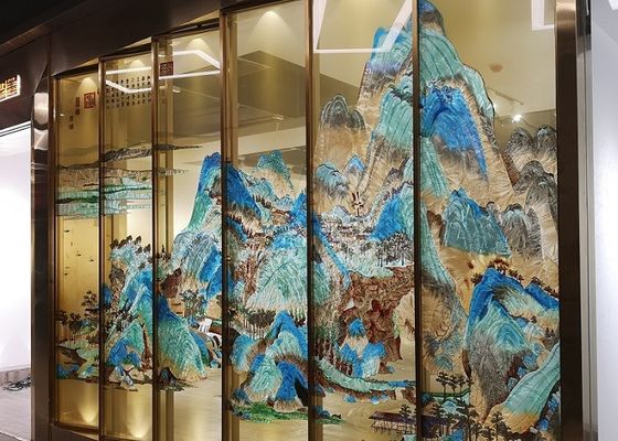 Kaca Pecahan Keramik Enamel Tahan Gores Eksterior