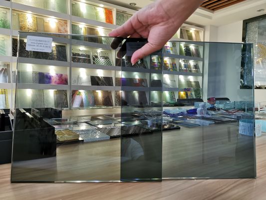 Kaca Depan Luar Ruangan Kedap Suara Kaca Pengaman Laminasi Pvb