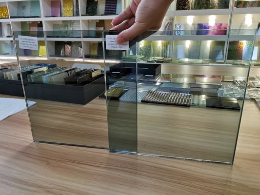 Kaca Depan Luar Ruangan Kedap Suara Kaca Pengaman Laminasi Pvb