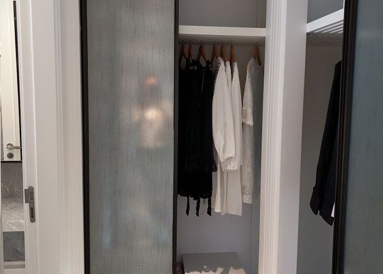 Lemari Pakaian Kaca Laminasi 6mm