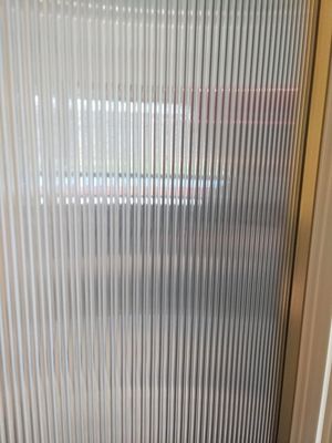 Layar Kamar Kaca Laminasi Bertekstur 19mm Dengan Interlayer Kain
