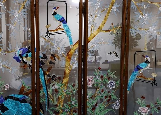Panel Kaca Berwarna 2440x1830mm