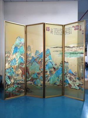 Mural Layar Bergaya 3D 2440x1830mm Paint Glass Splashback