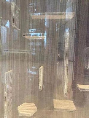Artistik Interior Fabrikasi Kaca Terisolasi Laminasi 9A 2mm