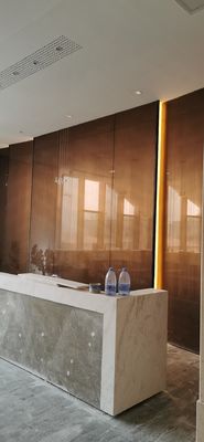Artistik Interior Fabrikasi Kaca Terisolasi Laminasi 9A 2mm