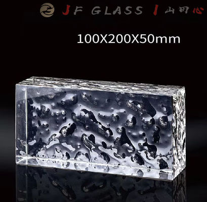 Perkerasan Pegangan Pegangan Float Hotel Clear 6x8 Glass Block