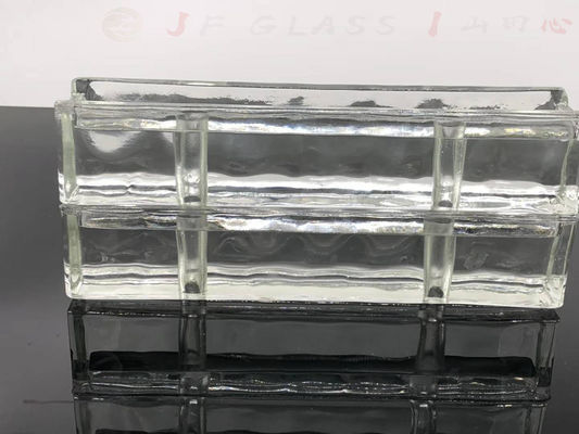 Perkerasan Pegangan Pegangan Float Hotel Clear 6x8 Glass Block