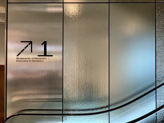Seni Tekstur 3D Pernis Interlayer Painted Glass Backsplash
