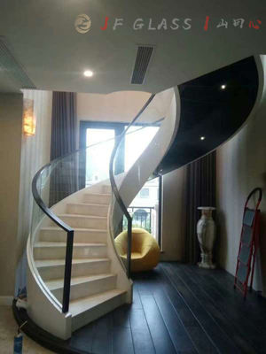 Panel Kaca Tempered 5mm Melengkung Termal Stabil Melengkung Bespoke