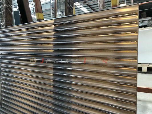 Panel Kaca Standar 19mm Laminasi Coklat Berwarna-warni