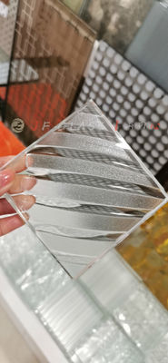 Partition Wall SGCC 12mm 3D Custom Cut Glass Panel