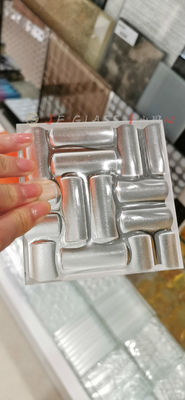 Partition Wall SGCC 12mm 3D Custom Cut Glass Panel