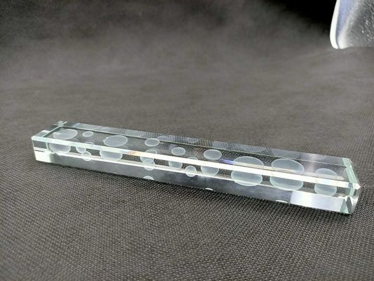 Pencahayaan Kaca Terukir Laser Tiga Dimensi 12mm
