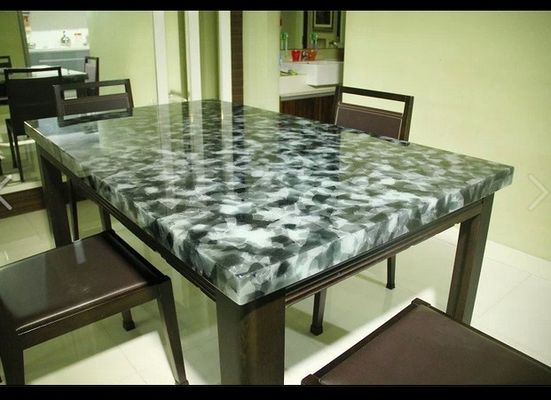Panel Kaca Berwarna 19mm Acidproof Furniture Hotel