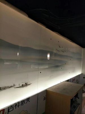 Pelindung Dinding Kaca Dekoratif Berwarna 2440X1830mm
