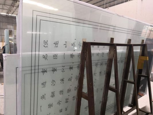 Layar Luar Ruang Kaca Laminasi Dekoratif 3mm yang Diperkuat