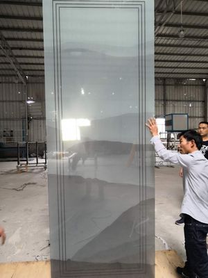 Layar Luar Ruang Kaca Laminasi Dekoratif 3mm yang Diperkuat