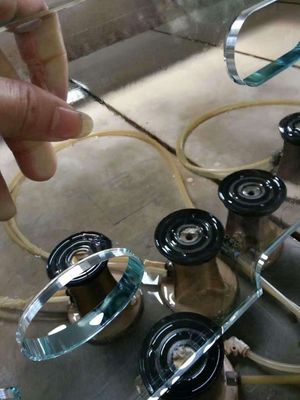 Panel Kaca Potong Kustom 8mm Diprofilkan Untuk Logo Toko