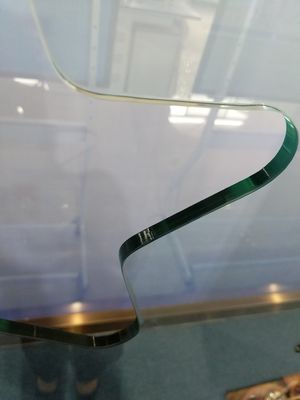 Panel Kaca Potong Kustom 8mm Diprofilkan Untuk Logo Toko