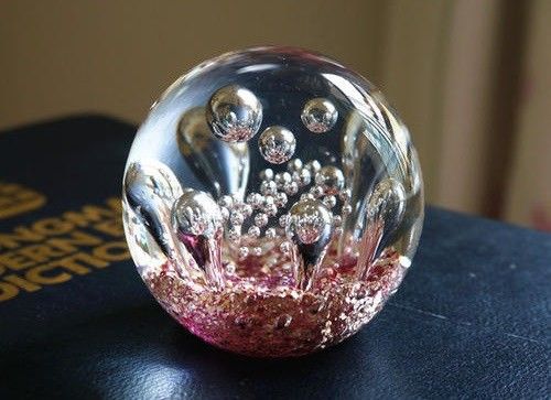 Hadiah Pernikahan Centerpiece Fantasy Bowl 15 MM Glass Bubble Ball