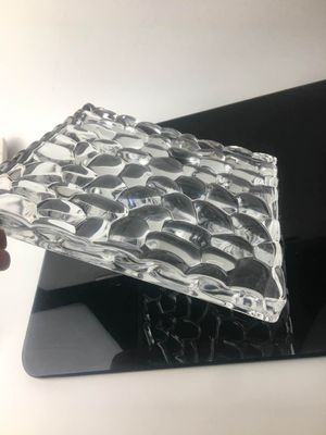 Seni Ukir Kerajinan Kaca Patri CNC 10mm Dispersal Rendah