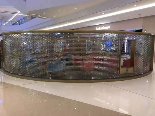 Efek Cermin Blok Jendela Kamar Mandi Kaca Anti Slip 80mm