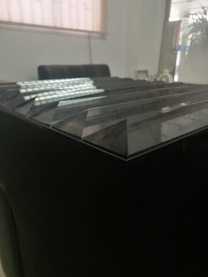 Kerajinan Panel Stained Zinc Mirror 8mm Berpola Modern