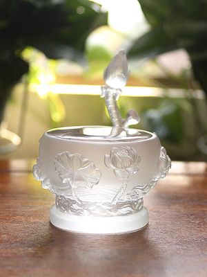 Lucky Feng Shui Ornamen Bola Kristal 40mm Transparan