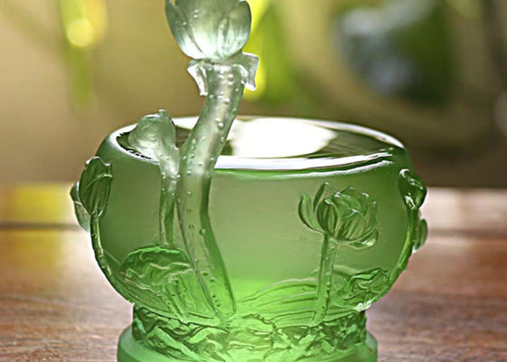 Lucky Feng Shui Ornamen Bola Kristal 40mm Transparan