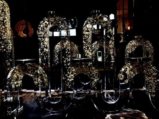 Tempat Lilin Kristal Multiarm K9 Dekoratif Yang Indah