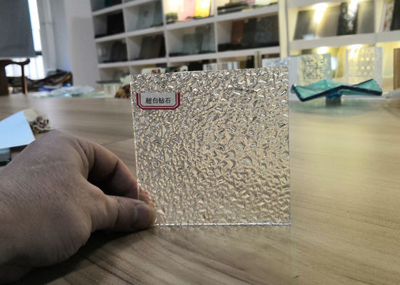 Pintu Kamar Mandi Kaca Bening 12mm Berpola Dikeraskan