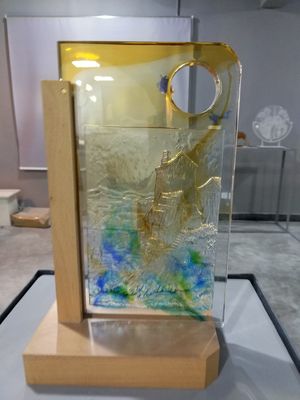 Lampu Gantung Dekorasi Gelembung Kecil Liuli Crystal Art Glass