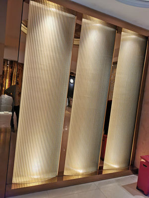 Booth 3 Dimensi Backlit 1sqm Decorative Fused Glass